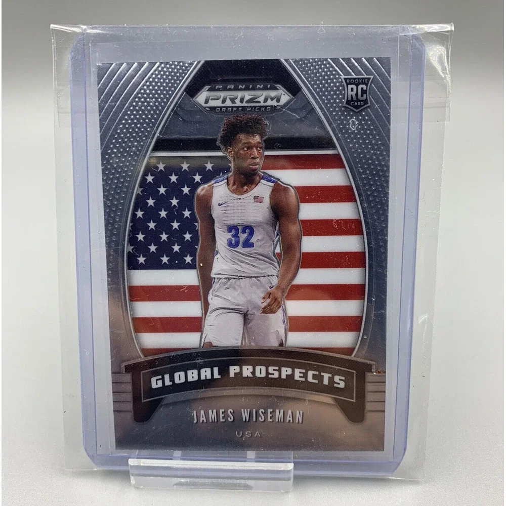 James Wiseman 2020-21 Panini Prizm Draft Picks‎ #97 Global Prospects RC Pistons